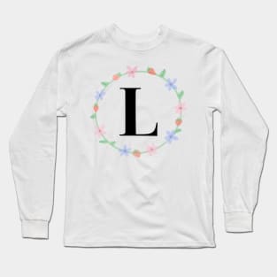 “L” initial Long Sleeve T-Shirt